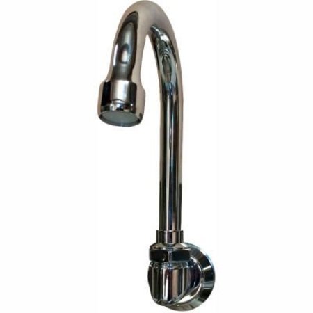 SANI-LAV Chrome-Plated Brass Wall-Mount 6" Swivel Spout With Low-Flow 0.5 GPM 2002-0.5